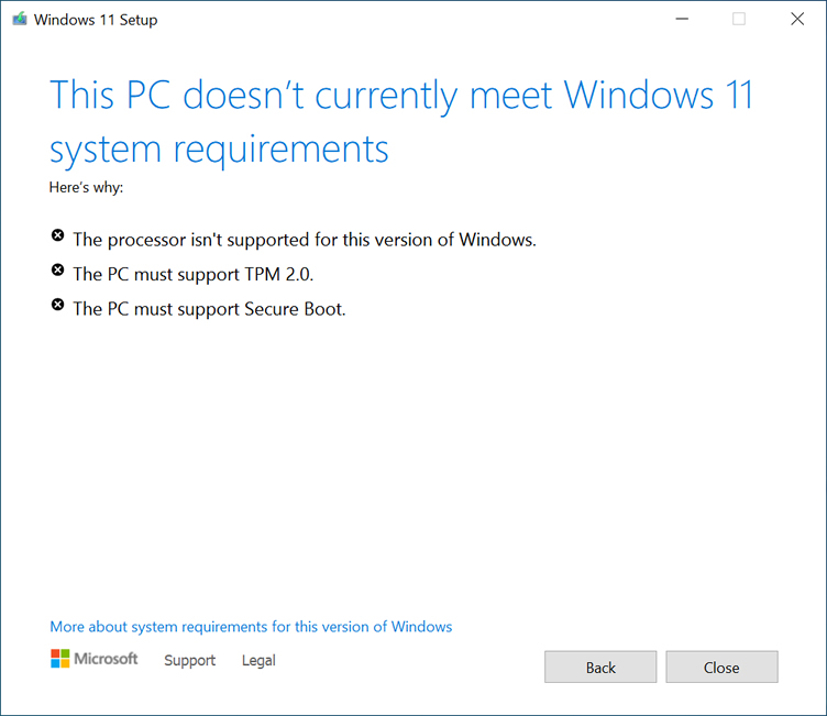 How to install Windows 11 without TPM 2.0